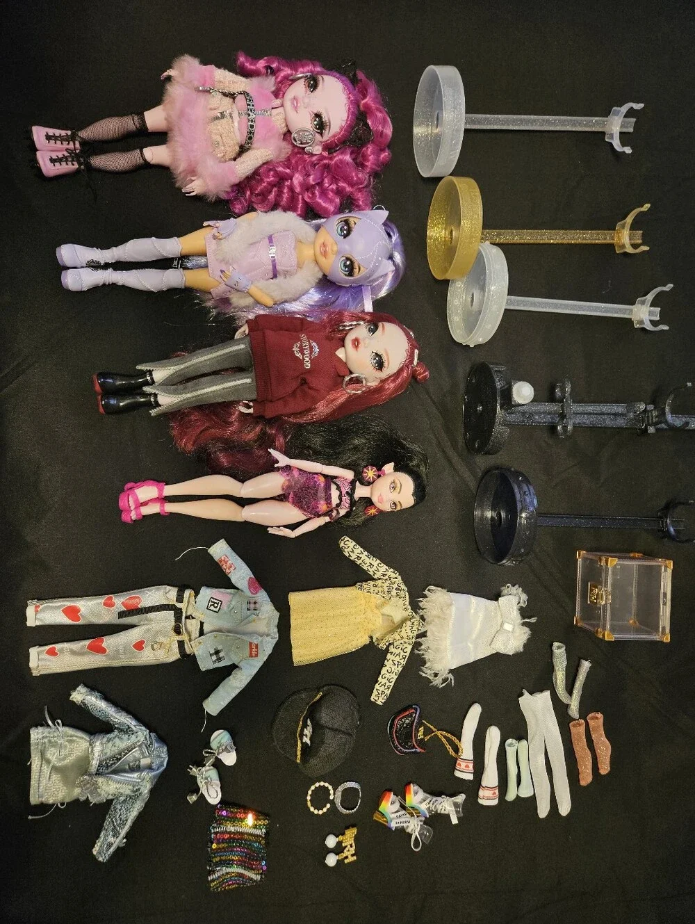 Shadow High/Monster High Dolls And Extras